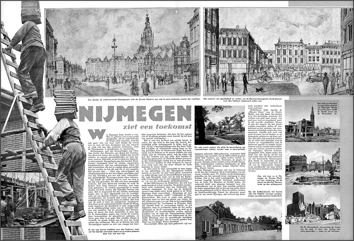 Plannen voor de wederopbouw van Nijmegen