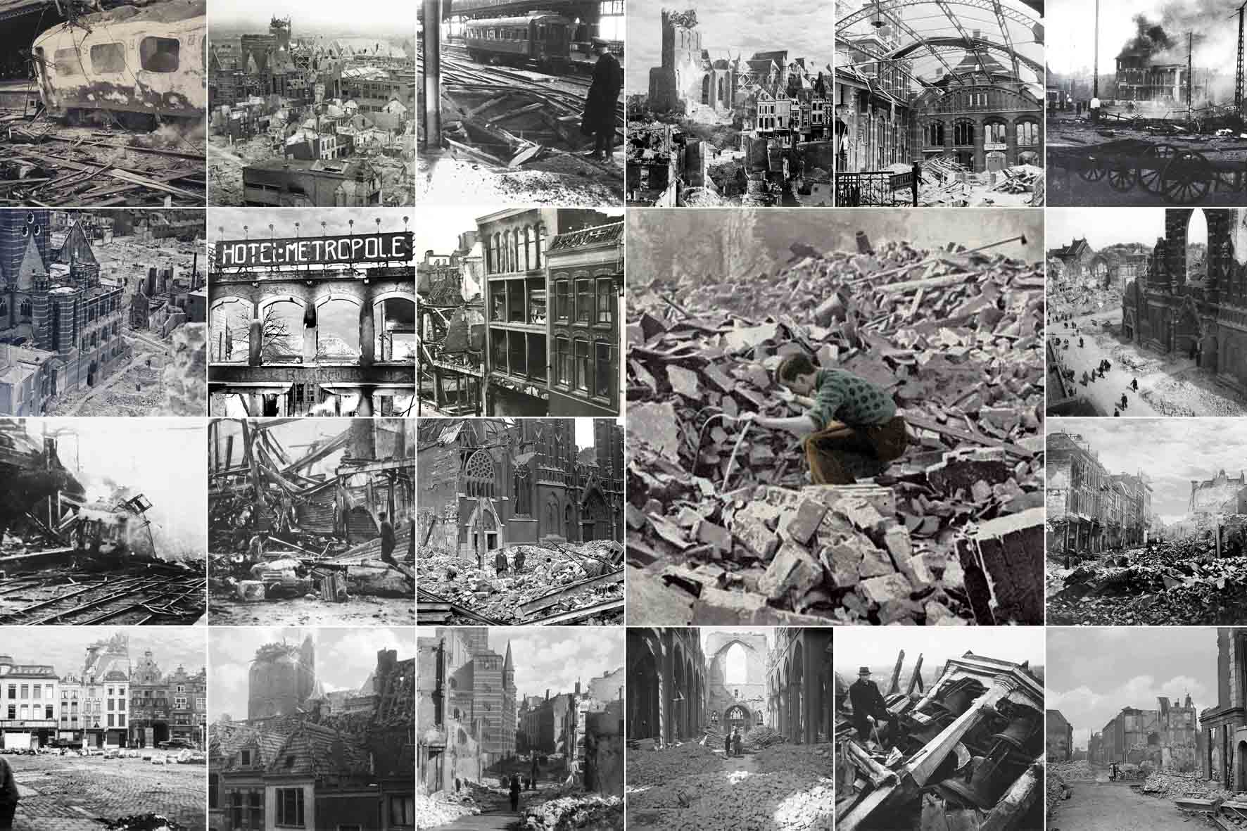 compilatie verwoesting 22 februari 1944 nijmegen